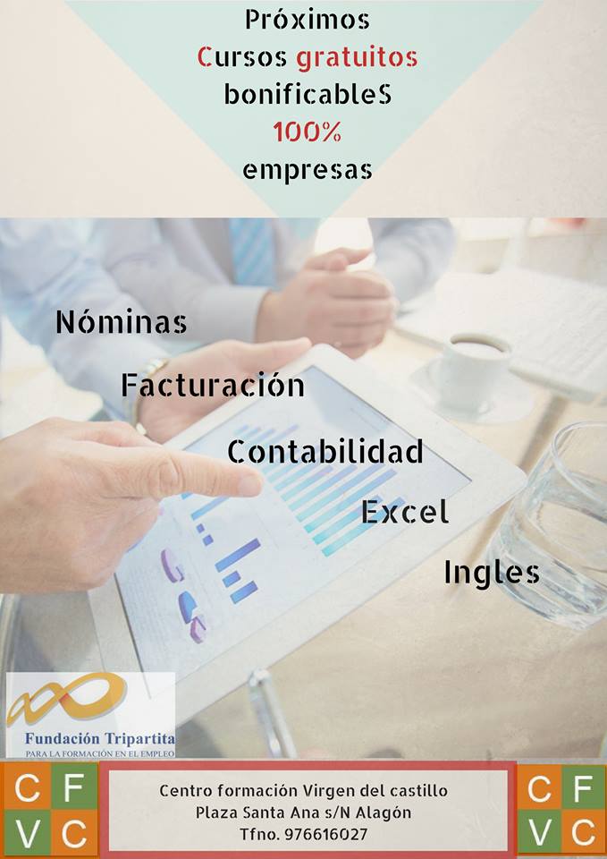 Próximos Cursos Gratuitos Bonificables